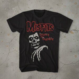 Misfits Legacy of Brutality Skull T-Shirt – Punk Rock Graphic Tee – Black Unisex